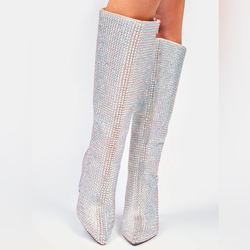 Betsey Johnson Farrah Rhinstone Boots